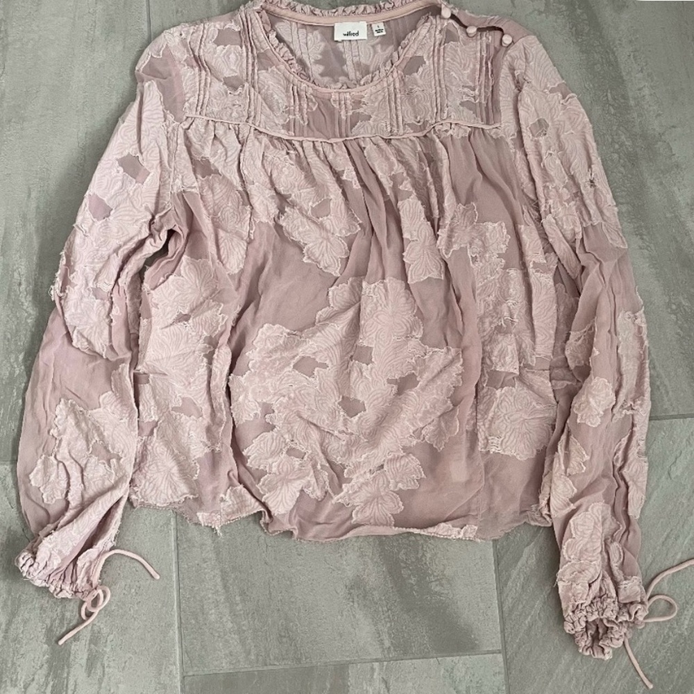 Aritzia Wilfred Floral Blouse